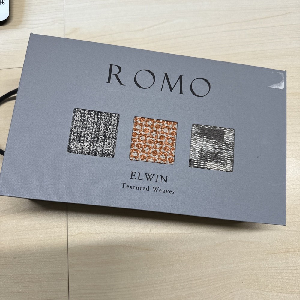 Fabric Sample Book Romo Elwin Textured Weaves (34) 6×9” Pages