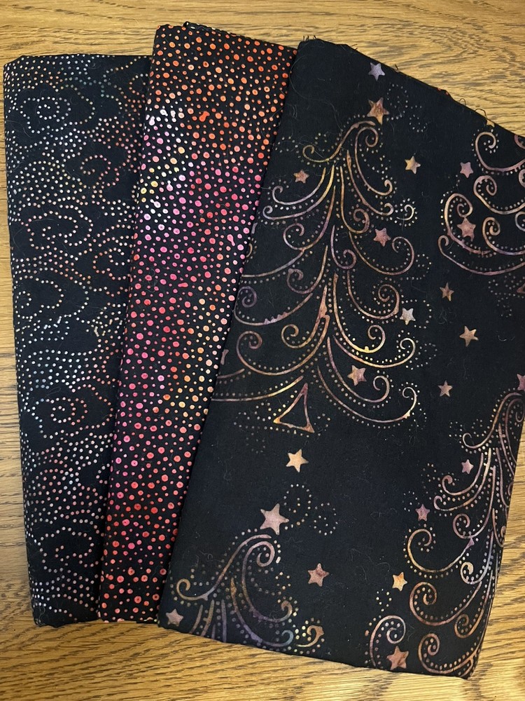 4 yards x 44″. Hoffman & Bali Batik Fabrics.