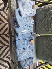 Bulk Denim Jeans Lot ☆ Mens Jeans ☆ 10 Pounds Of Denim ☆ Blues