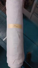 Vintage Mid Century 60’s Light Blue Sheer Drapery Chiffon Fabric 31 yds ($7/yd)
