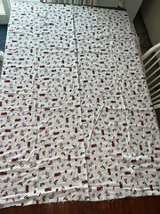 Joann’s Flannel Fabric Material Dalmatian Boots Hydrant Firetrucks