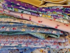 FEEDSACK repro PRINTS Cotton Fabric U-PICK Read 4 Info 1/2 yd BTHY or as listed