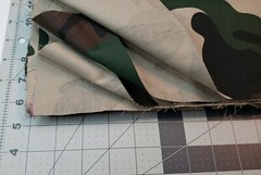 Green & Grey Camo Remnant Lot Of 4 Fabric 1pc 12×8, 2pc 12×18 1pc 24×66 inches
