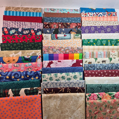 Fat Quarter Bundle 45 FQ Cotton Quilting Fabric Stash Builder Mixed Fabric Lot