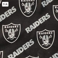 Sports Cotton Fabric by the ½ yard- Football Teams