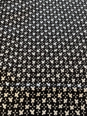 WHISPERS METALLIC #33552-15MG-BLACK/SILVER BY STUDIO M FOR MODA- BY THE YARD