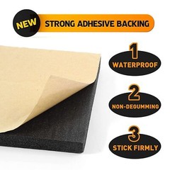 4pcs Car Roof Floor Door Firewall Noise Heat Insulation Sound Deadener Foam US