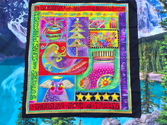 NEW LAUREL BURCH CHRISTMAS HOLIDAY COLLECTION FABRIC PANEL BOUNTIFUL BLESSINGS