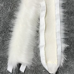 Faux Fox Fur Collar DIY Craft Strips Clothing Accessories Scarf Hat Coat Edging.
