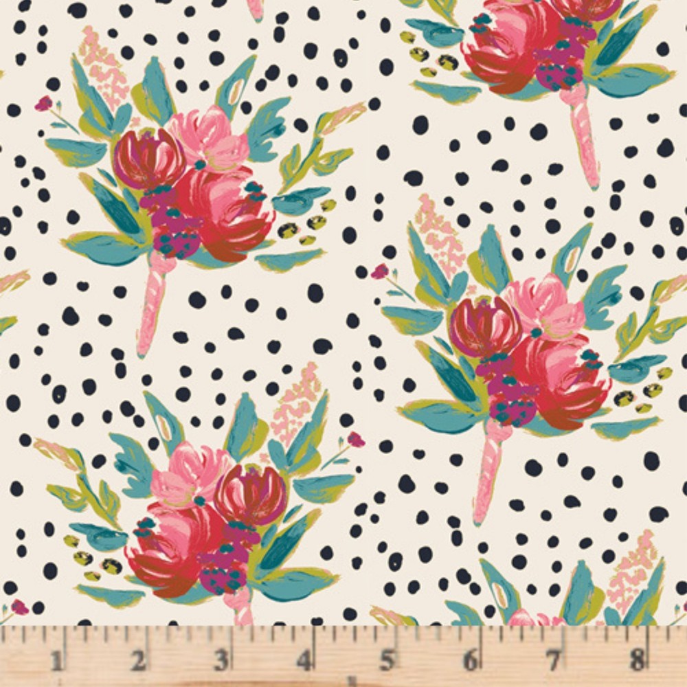 Bloomsbury West End Gathers 54720 100% Cotton Fabric half yd cont cuts