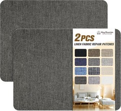Durable Self-Adhesive Linen Patches, 8″x11″ – 2 PCS for Versatile Fabric Repair