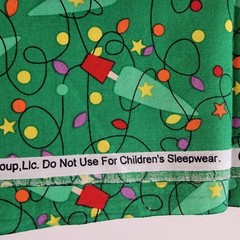 Springs Creative Christmas Holiday Deer Party Lights Cloth Fabric, 42″x72″/ 2yds