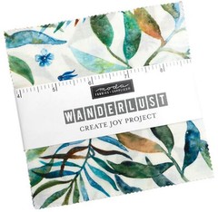 Wanderlust Moda Charm Pack 42 100% Cotton 5″ Precut Fabric Squares