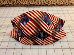 BonEful Fabric FQ Cotton Quilt Brown VTG Antique Texas Boot Hat Stripe Holiday S