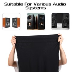Black Speaker Grill Cloth Replacement for Home and Stage Audio Systems 67″x20
