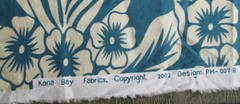 2002 Kona Bay Fabrics 44″ x 109″ (3 yds) Cotton Fabric Yardage Design PM-007 R