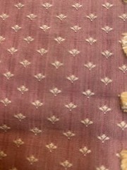 Remnant Vintage Scalamandre Brick Stripe Damask Designer upholstery Fabric