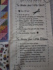 Vintage SUN BONNET SUE Fabric Panel for LITTLE QUILT & PILLOW 26″ x 18″