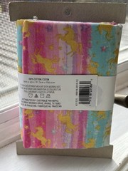 Loops & Threads unicorn-themed fabric bundle: 2 jelly rolls & 1 full yard