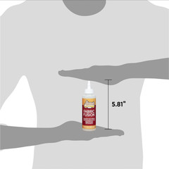 23473 Fabric Fusion Permanent Fabric Adhesive ,Clear,4Oz