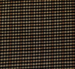 ROBERT ALLEN BUFFALO CHECK STRIPE BLACK WOOL BLEND FABRIC BY THE YARD 57″W