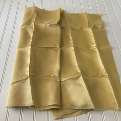 SILK Golden FABRIC 1 Yard x 22 Inches Wide or 36 Inches x 22 Wide