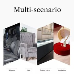 DIY Stretch Car Interior Craft Self Adhesive Faux Suede Fabric Wrap Film Sticker