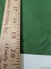6 Yards Roll Remnant Christmas Green Taffeta Fabric 20” Wide – One Piece