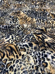 Luxe Wildcat Bengal Cheetah – Cuddle Minky Faux Leopard Fur Fabric