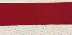 Tiny Black Stars on Dark Red * Henry Glass * 100% Cotton Remnant * 8″ x 22″