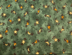 CLOTHWORKS – KITCHEN MEMORIES GREEN W/MOTIFS BY DIANE KNOTT- BY THE YARD