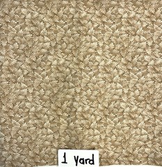 Vintage Lot of 3 Pieces Brown Print Sewing Fabric 6 Yards Total