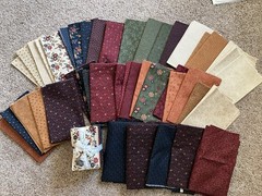 Kansas Troubles Hope Blooms Lot Fat Quarters, Fat 8ths & 6.5 Yards B4