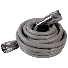 302-10268 Gray 3-Foot Cable with PL-259 Connectors – Fit Most Fiberglass CB A…