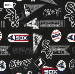 Sports Cotton Fabric by the ½ yard- Baseball Teams