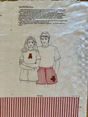 Cranston VIP Vintage Pattern Panel – Teddy Bear Boxer Shorts + Appliqué