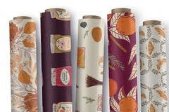 Season & Spice Bee Wreath AGF 26612 Cotton Fabric half yd cont cuts