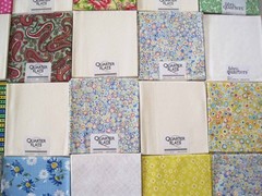 Lot 20 Joann Fabrics FQ Fat Quarters Floral Tone on Tone Solid Stripes 128