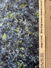 Van Gogh Starry Night Blue 1/2 Yard Robert Kaufman Cotton Fabric – New