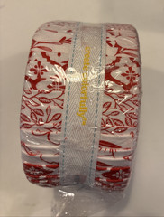 Jelly Roll Rolie Polie 2.5″ Strips 40pc Riley Blake Red & White #2053