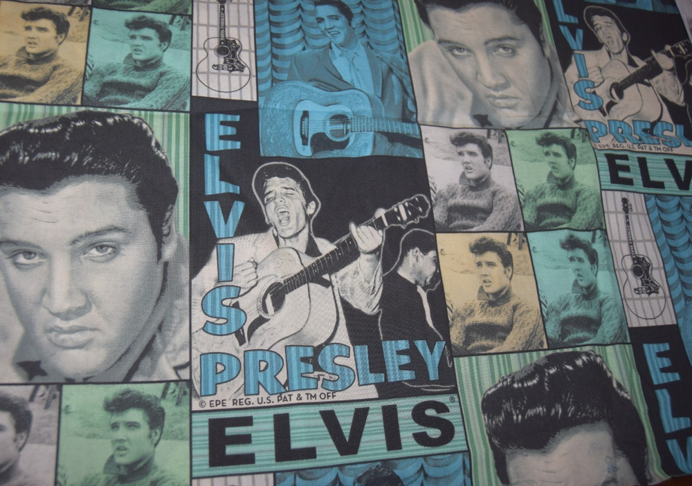 1 yard of Cranston VIP Fabric of ELVIS