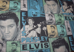 1 yard of Cranston VIP Fabric of ELVIS