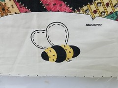 Lisa Seely For Springs Industries Black Eyed Susan Vest Fabric Panel, One Size