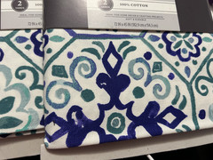Better Homes and Gardens Precut Fabric 2 Yards Blue 72 x 45 SET OF 2—-4yds