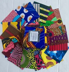Charm Packs – African Fabric (200+ patterns), Precut 5” Quilting Fabric Squares