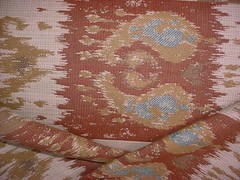 19-5/8Y Lee Jofa 2013109 Izmir Ikat Spice Ikat Kilim Outdoor Upholstery Fabric