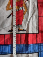 RARE OOP 2005 Loralie Harris Cool School Panel + Border Stripe