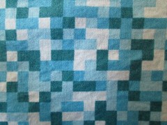MICHAEL MILLER FABRIC~Blue Bitmap~COTTON~2 Yards Single Cut Piece~