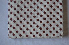 Hand Block Print Fabric 100%Cotton 1 Yard *NO TARRIF CHARGES 100%✅ZK_225