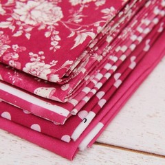 Threadart Cotton Quilting Fabric By The Yard – Vintage- Light Pink Plaid